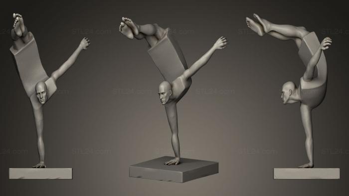 Miscellaneous figurines and statues (Acrobat, STKR_0066) 3D models for cnc